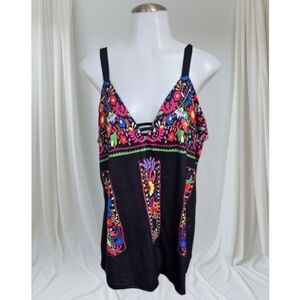 Colorful Floral Women's Top